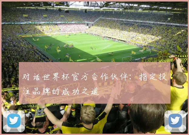 对话世界杯官方合作伙伴：指定投注品牌的成功之道
