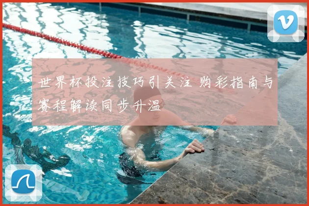 世界杯投注技巧引关注 购彩指南与赛程解读同步升温